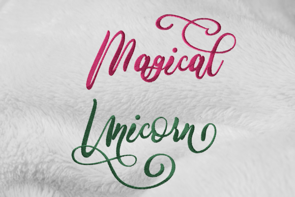 Magical Unicorn Lettering Review for Embroidery Projects